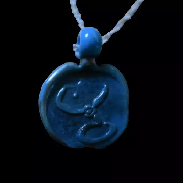 pendentif lovecraft sign jaune