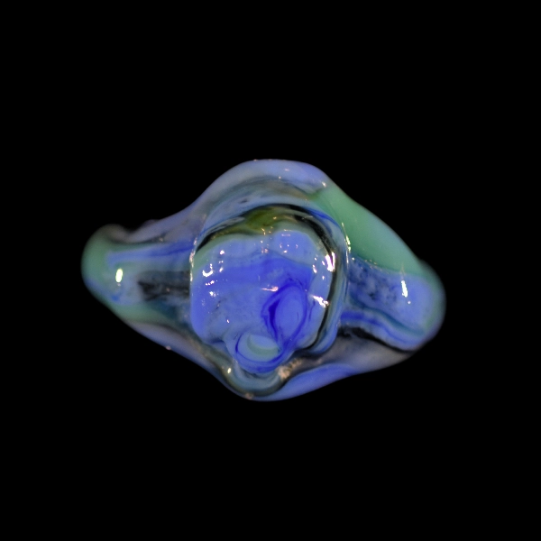 bague scarabée blue