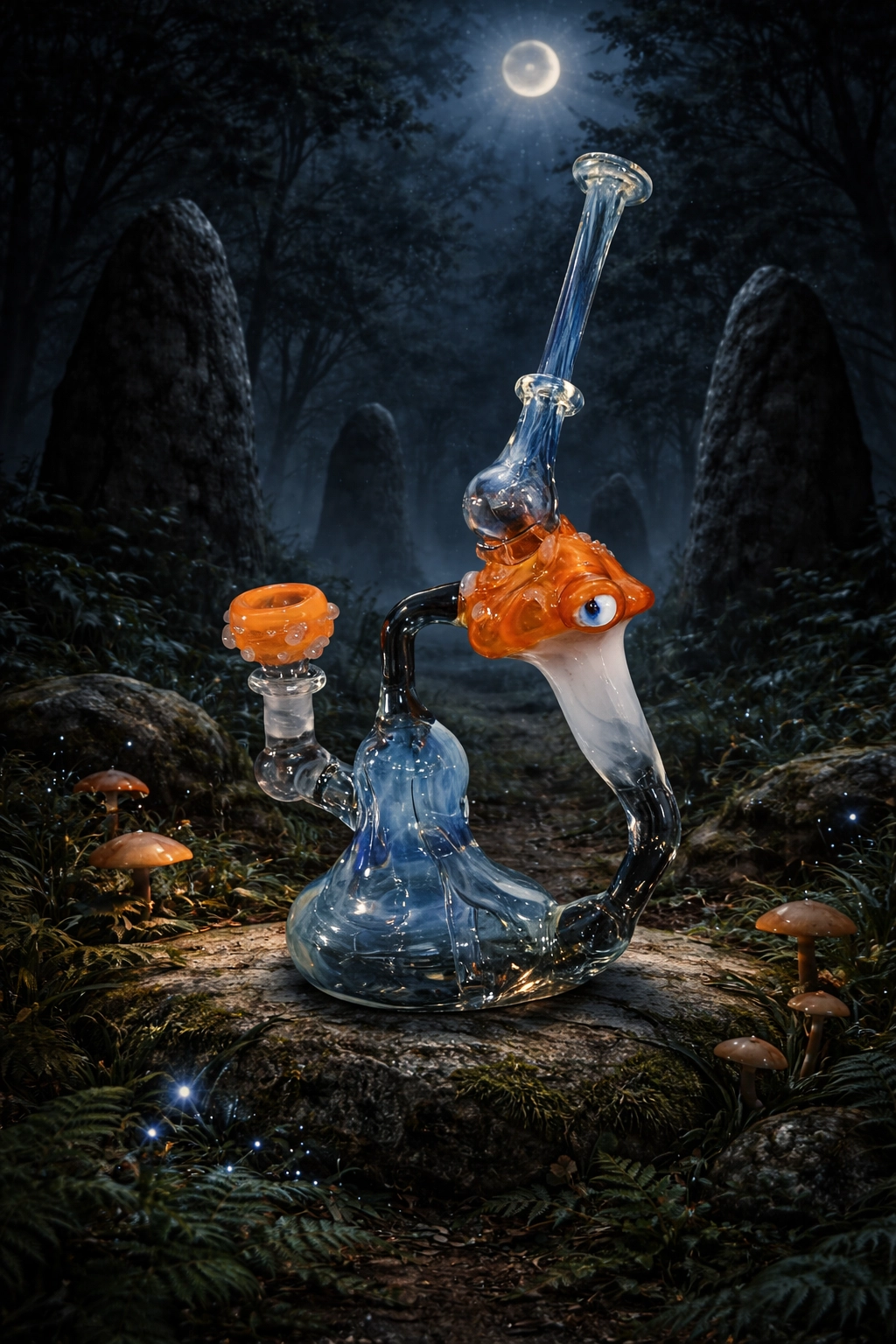 Glas-Bong mit Perkolator - Bang en verre