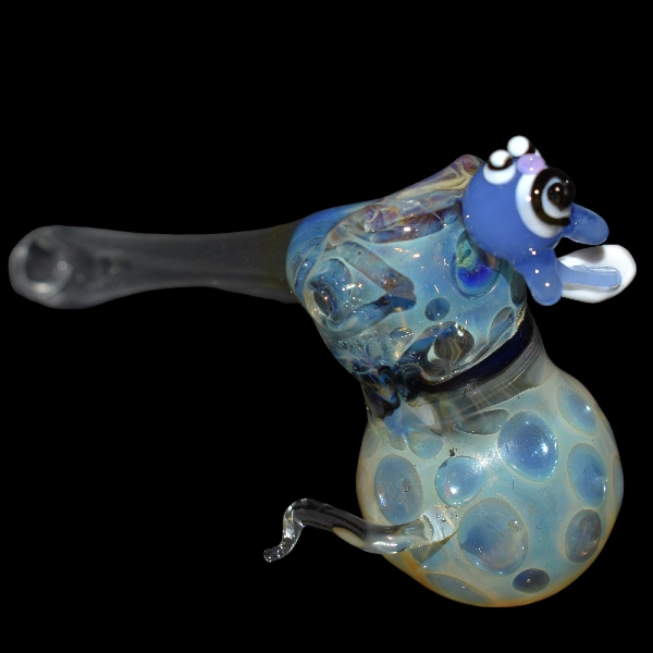 Bang en verre soufflé - modèle pokémon - Type bubbler