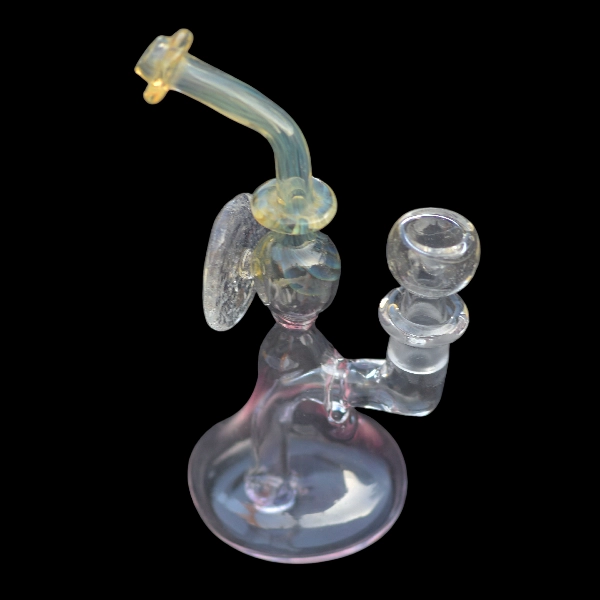 Bang en verre soufflé - modèle pirate uv - Type bang droit