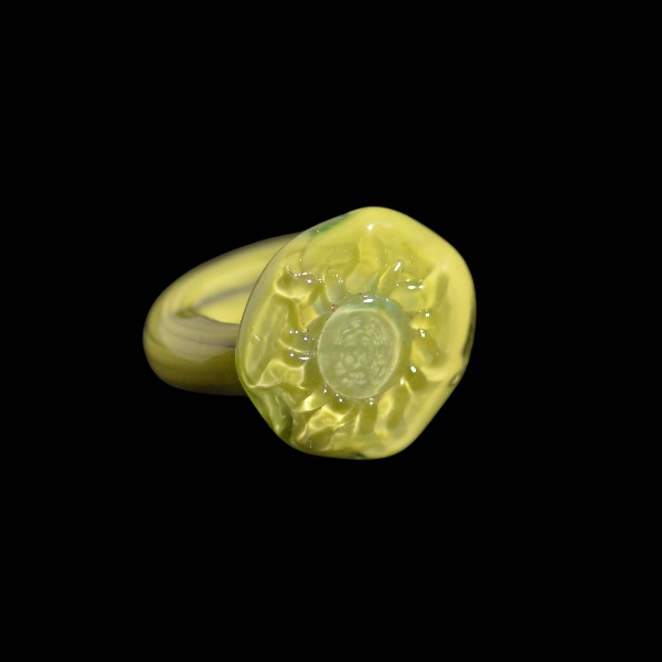 bague aus Murano-Glas soleil aztec