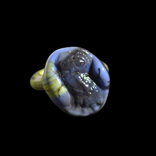 bague aus Murano-Glas chouette grec