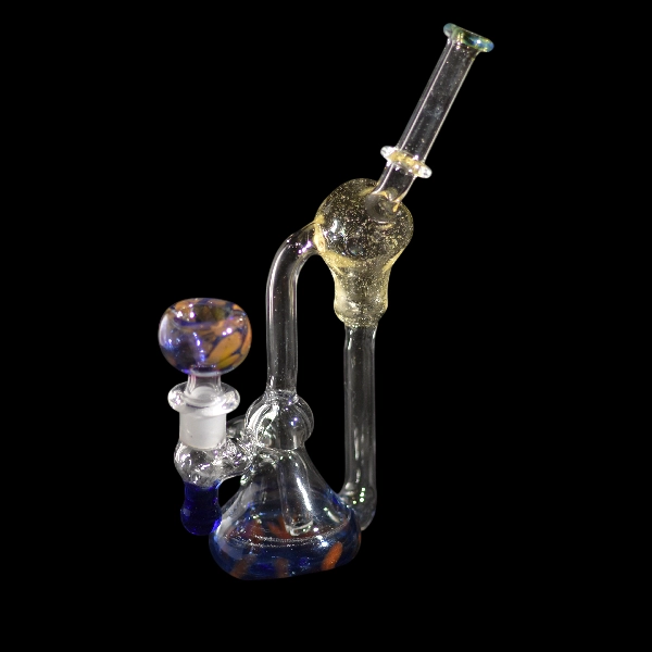 Bang en verre soufflé - modèle uv veine god - Type recycler