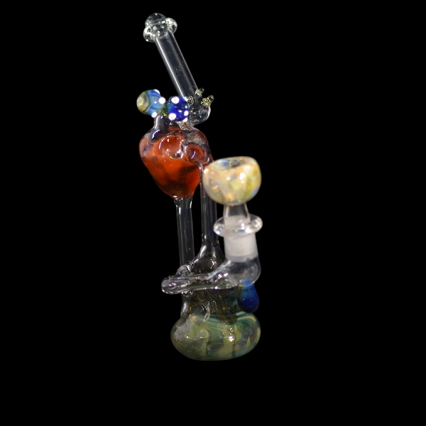 Bang en verre soufflé - modèle peyotl space - Type recycler