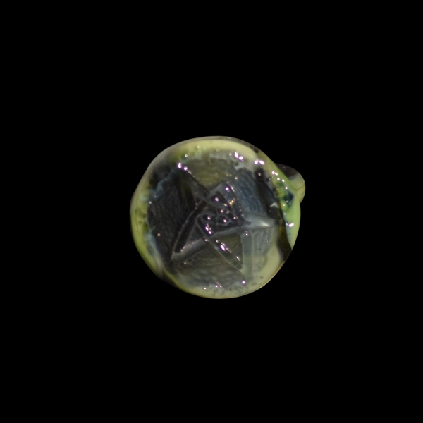 bague aus Murano-Glas black star lovecraft