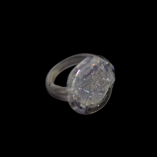 bague aus Murano-Glas lovecraft violet