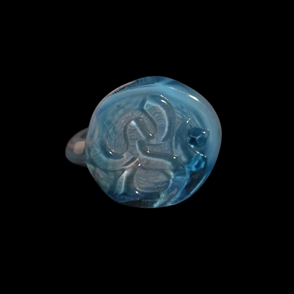 bague aus Murano-Glas om océan