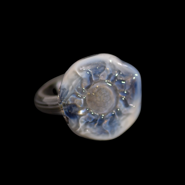 bague aus Murano-Glas Sun bleu Celeste