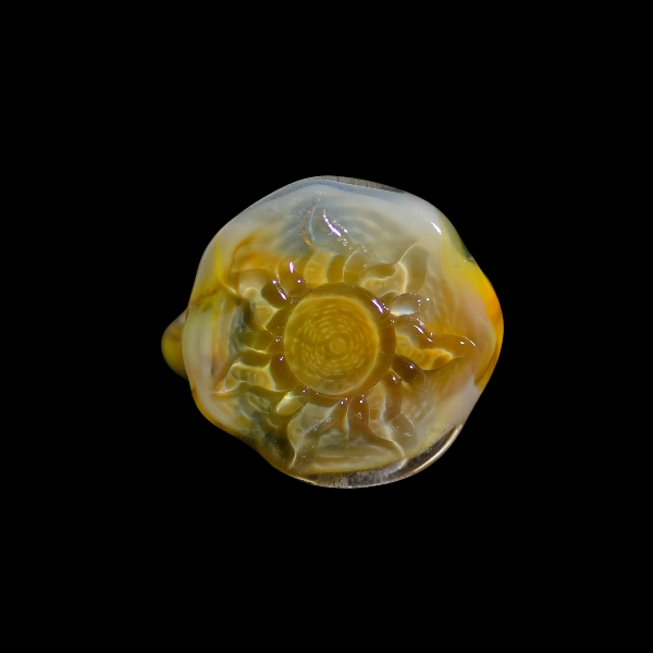 bague aus Murano-Glas sun éclat jaune