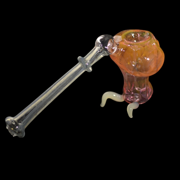 Bang en verre soufflé - modèle pinkskull - Type bubbler