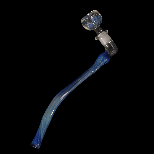 pipe sherlock aus Glas bleu zeus