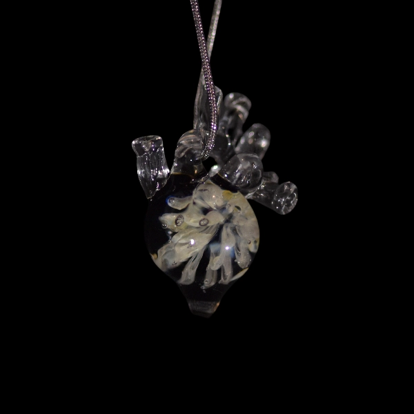 Glasanhänger - coeur de pistil