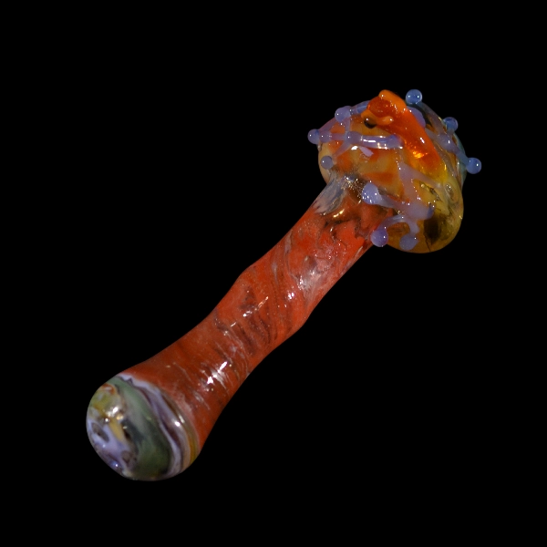 chillums aus Glas tropical frog red