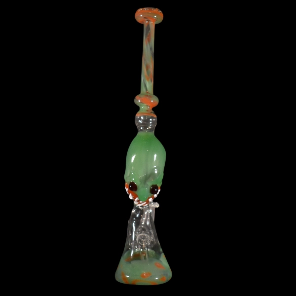 Gerader Glasbong Diablotin vert - Satyr Glass